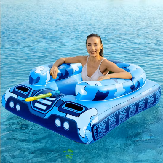 Jouets de parc aquatique en gros, anneau flottant gonflable pour adultes, anneau de bain hippocampe